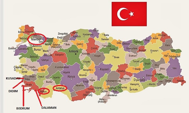 where do expats live in Turkey